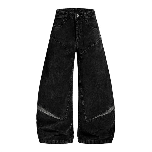 Pantalones Vintage de Pierna Ancha Estilo Americano para Hombre - Image 5