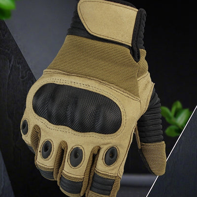 Guantes Tácticos Motociclista con Pantalla Táctil y Dedos Completos