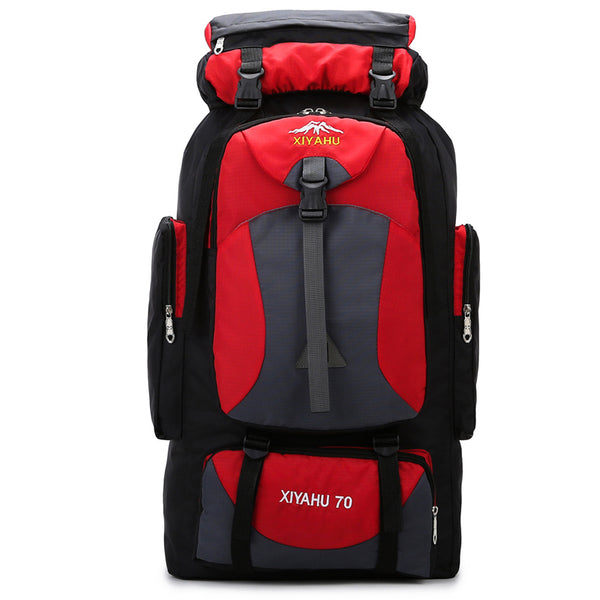 Mochila de Trekking 70L para Senderismo, Camping y Viajes de Aventura