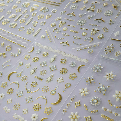 Set de Stickers 3D para Uñas con Decoraciones en Relieve - Image 19
