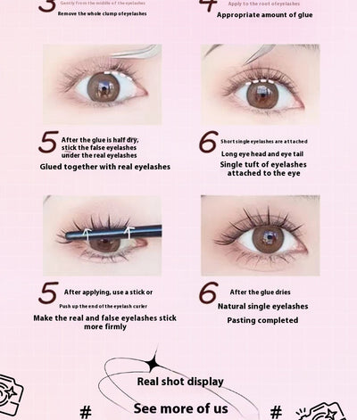 Pestañas Postizas Voluminosas de 10 Filas con Efecto Alas Inclinadas - Image 9