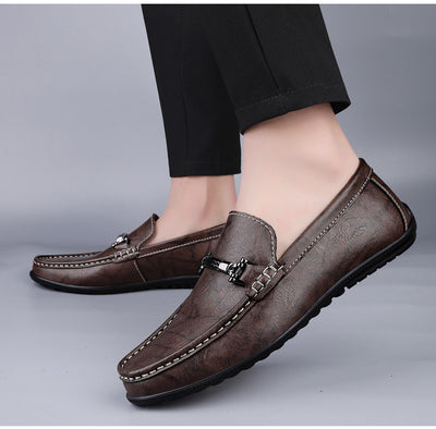 Zapatos de Cuero Genuino Transpirables Talla Grande para Hombre - Image 14