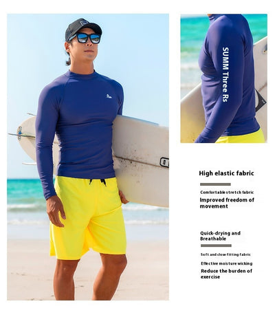 Traje de Baño Manga Larga con Protección Solar para Hombre - Image 19