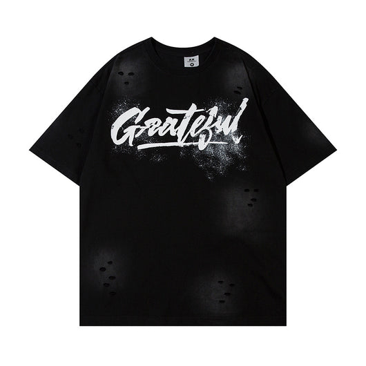 Playera Casual Hombre con Diseño de Letras Atrevidas - Image 3
