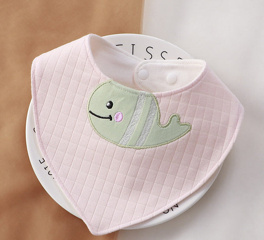 Babero de Algodón Suave para Bebé con Diseño de Dibujos Animados - Image 37