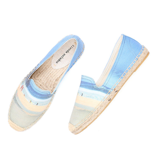 Zapatos Casuales de Lona Bajitos para Mujer con Estampado Moderno - Image 3