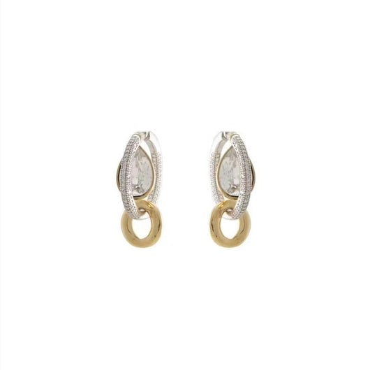 Aretes de Diseño Exclusivo Lujo Minimalista con Microincrustaciones - Image 4
