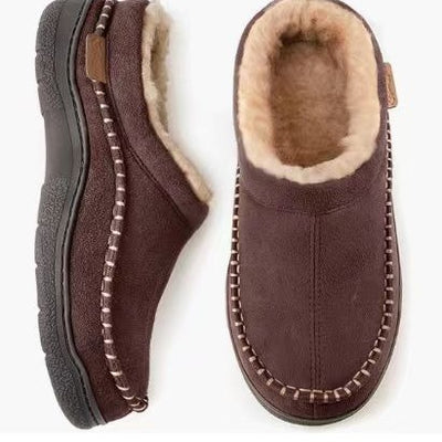 Pantuflas para Hombre con Suela Antideslizante y Forro Cálido en Gamuza - Image 4