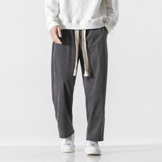 Pantalones de Pana para Hombre con Cordón Trenzado - Image 15