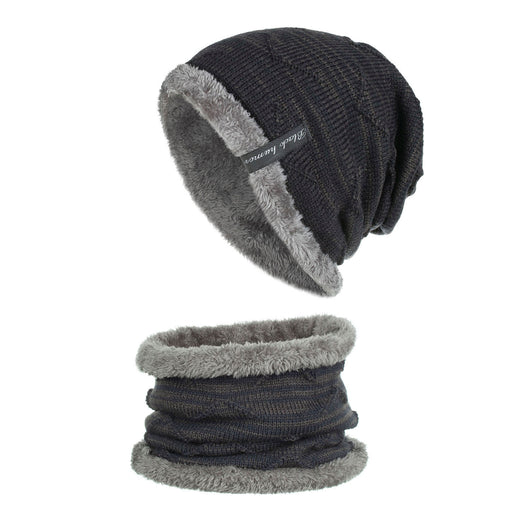 Gorro de Lana Tejido con Diseño Diagonal y Protección para Barbilla - Image 26