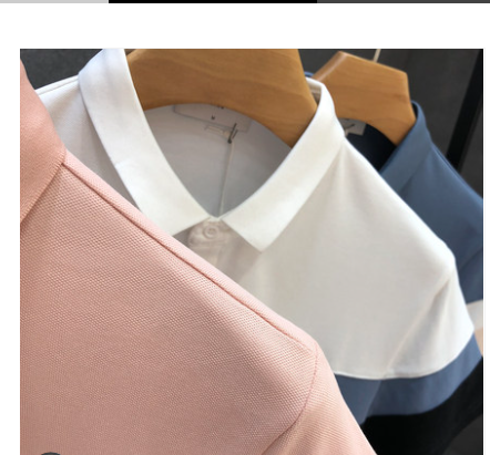 Playera Premium Slim Fit con Cuello Solapa y Contraste de Colores para Hombre - Image 6