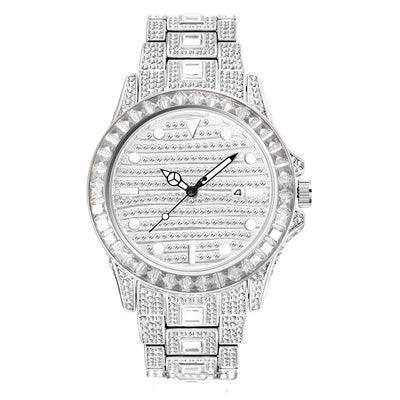 Reloj Inteligente para Hombre Arcoíris Degradado con Diamantes Resistente al Agua - Image 4