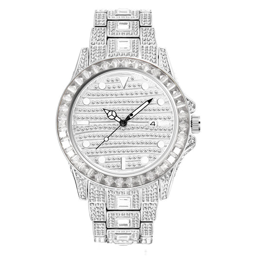 Reloj Inteligente para Hombre Arcoíris Degradado con Diamantes Resistente al Agua - Image 4