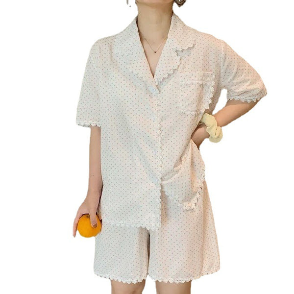 Conjunto de Pijama Suelto con Lunares para Mujer - Comodidad Total - Image 5