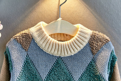 Suéter Casual a Cuadros para Niñas - Image 9