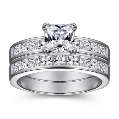 Anillo de Plata Esterlina para Mujer con Circonita Simulada - Image 9