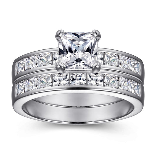 Anillo de Plata Esterlina para Mujer con Circonita Simulada - Image 9