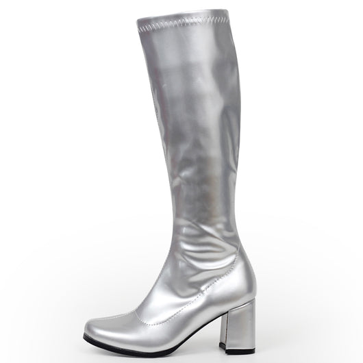 Botas Martin de Cuero Charol con Tacón Grueso de 9cm - Image 8