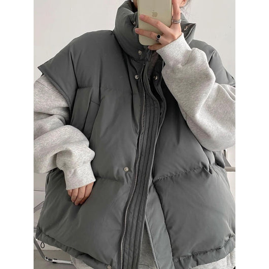 Chaqueta Casual Acolchada con Cuello Alto - Abrigo Térmico para Invierno - Image 3