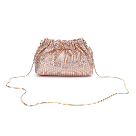Bolso de Noche con Diamantes Completos y Cordón Ajustable - Image 12
