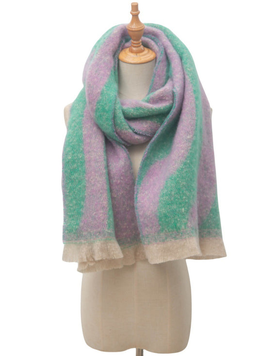 Bufanda Tejida Jacquard Otoño Invierno Estilo Europeo y Americano - Image 24