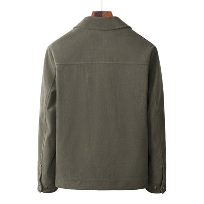Chaqueta de Piqué para Hombre - Casual Profesional con Cuello Polo - Image 4