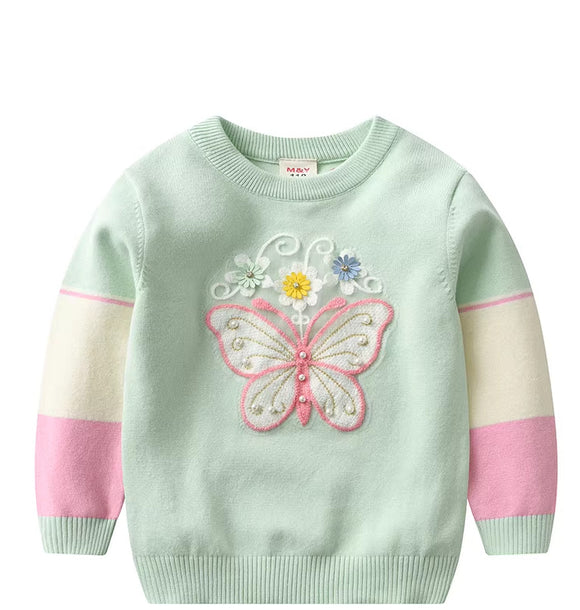 Suéter de Algodón para Niña - Prenda Base Versátil y Cómoda