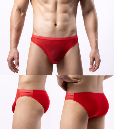 Calzoncillos Transparentes Cintura Baja Seda de Hielo para Hombre - Image 8