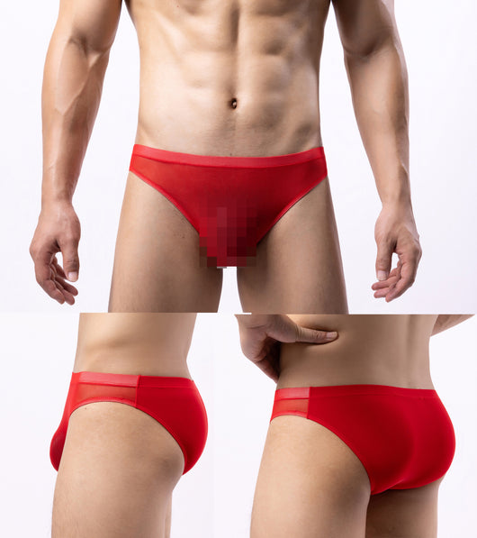 Calzoncillos Transparentes Cintura Baja Seda de Hielo para Hombre - Image 8