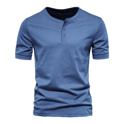 Playera Casual de Cuello Redondo para Hombre - Colores Sólidos - Image 10