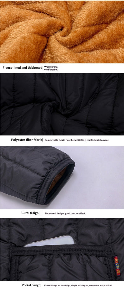 Chaqueta Acolchada para Hombre con Cuello de Pie - Image 9