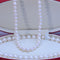Collar de Perlas de Agua Dulce con Cuentas Brillantes para Mujer