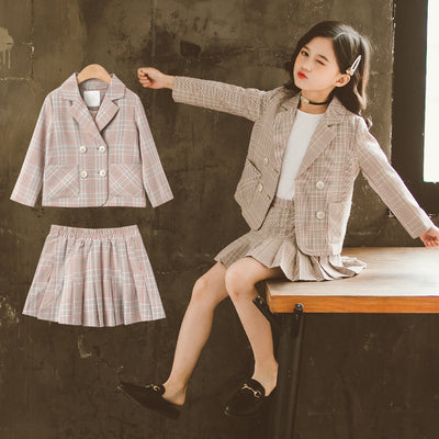 Blazer Doble Botonadura Infantil Tendencia Net Red - Image 11