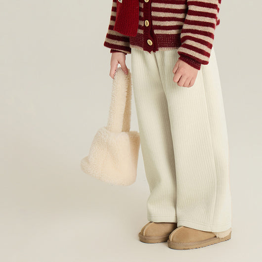 Pantalones para Bebé con Forro Polar y Corte Recto - Image 4