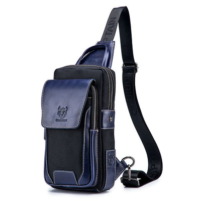 Bolsa Mensajera de Cuero Genuino para Hombre - Estilo Casual con Bandolera Única - Image 9