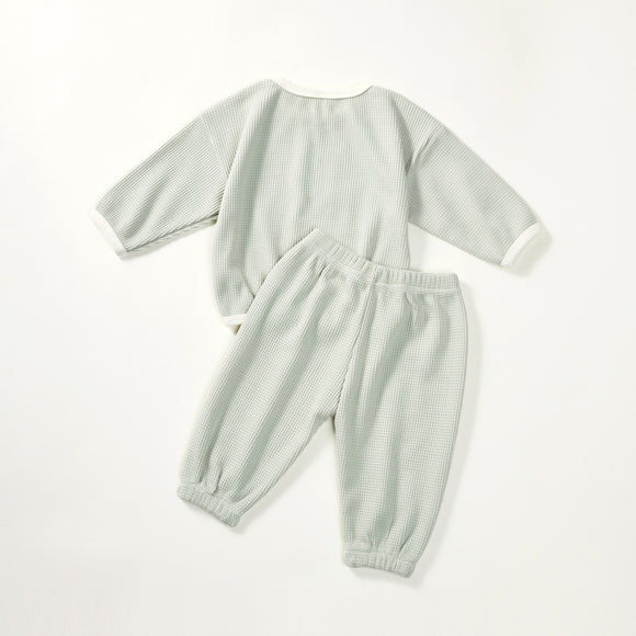 Pijama Infantil de Color Liso - Ropa Cómoda para Casa