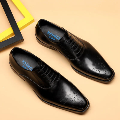 Zapatos de Negocios para Hombre Puntiagudos Estilo Ganadero - Image 9