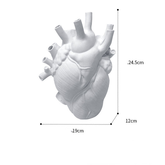 Florero Decorativo en Forma de Corazón, Estilo Nórdico, Escultura de Cerámica para el Hogar - Image 18