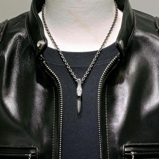 Collar Colgante de Escama de Serpiente - Diseño Personalidad Infinita para Hombre - Image 10