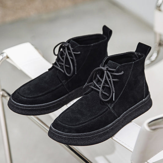 Botas Retro de Trabajo para Hombre - Zapatos Altos Casuales Otoño Invierno - Image 2