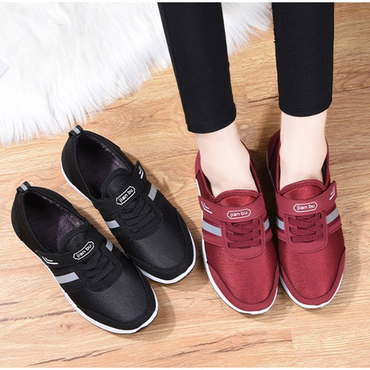 Zapatos de Caminar para Mujer con Suela Acolchada, Terciopelo Térmico y Antideslizante - Image 5