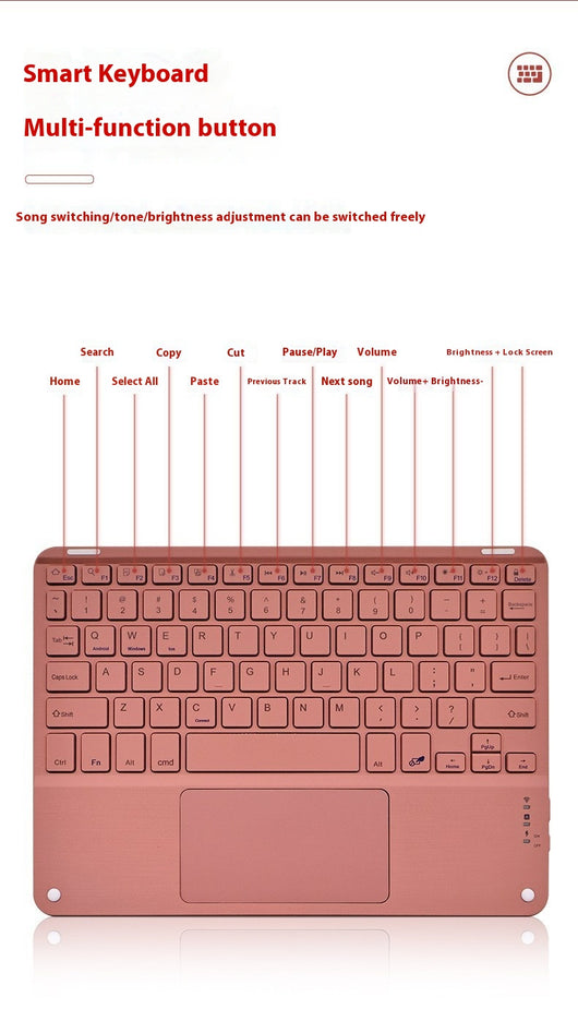 Teclado Inalámbrico Bluetooth con Carga Wireless y Diseño Premium - Image 16