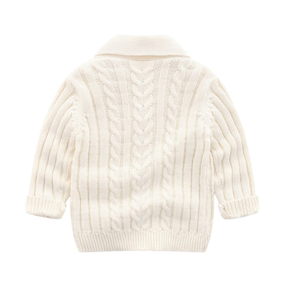 Cardigan Tejido Simple para Bebé - Abrigo Suave y Cómodo - Image 10