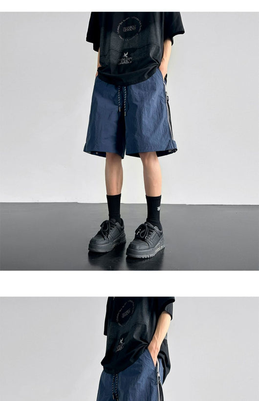 Pantalones Cortos Cargo Impermeables Hombre Ajuste Relajado - Image 12