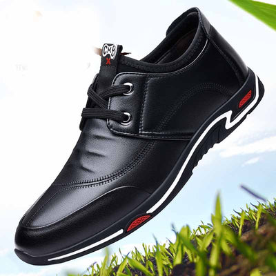 Zapatos Casuales de Cuero para Hombre con Suela Flexible y Transpirable - Image 7