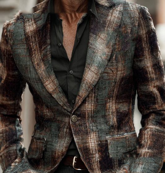 Blazer Floral para Hombre con Estampado Moderno - Image 2