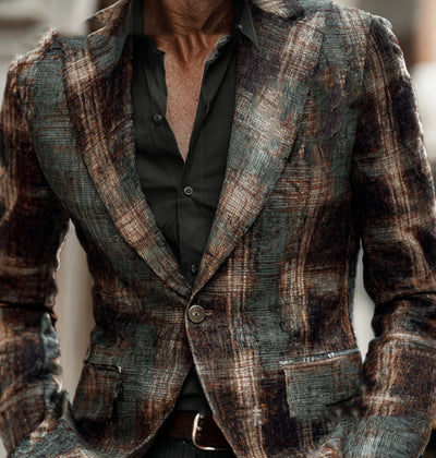 Blazer Floral para Hombre con Estampado Moderno - Image 2