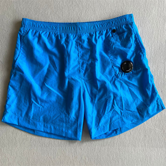 Pantalones Cortos Deportivos Sueltos de Nylon para Playa - Estilo Juvenil Verano