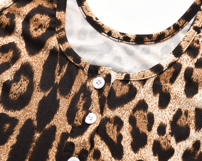 Jumpsuit Leopardo Elegante con Escote en V para Mujer - Image 9