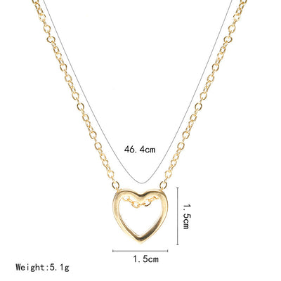 Collar de Aleación Love para Mujer Fashion Personality - Image 11